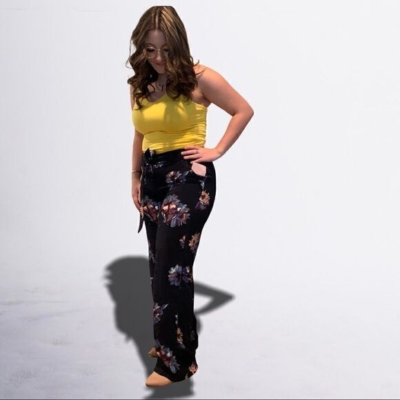 Medium Blue Printed Jules & Leopold Wide Leg Pant - Picture 2 of 8